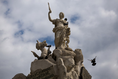 Brno - socha Evropy / the city of Brno - the statue of Europe